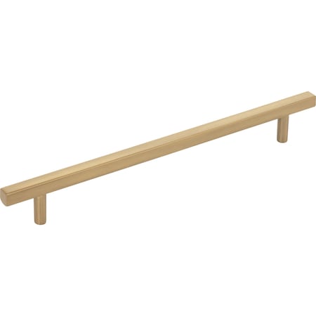 192 Mm Center-to-Center Satin Bronze Square Dominique Cabinet Bar Pull